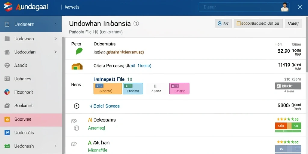 Antarmuka pengguna yang intuitif dan menarik.