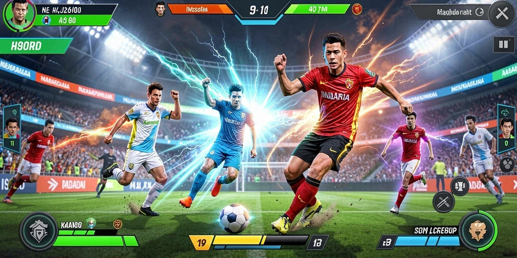 Gambar balapan seru dengan grafis yang menakjubkan.