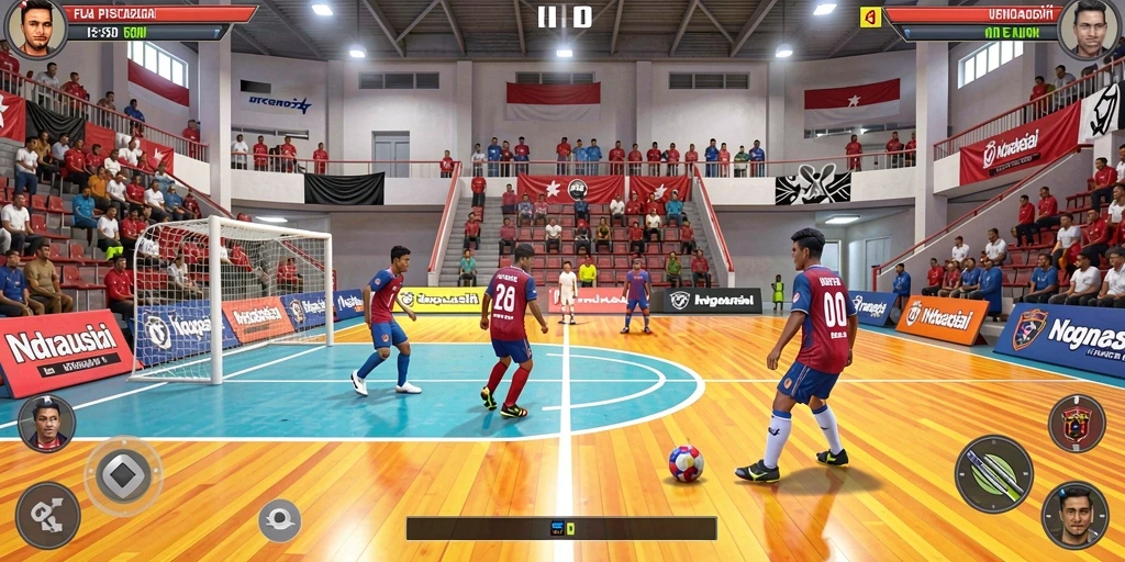 Tampilan awal game yang menarik dan interaktif.